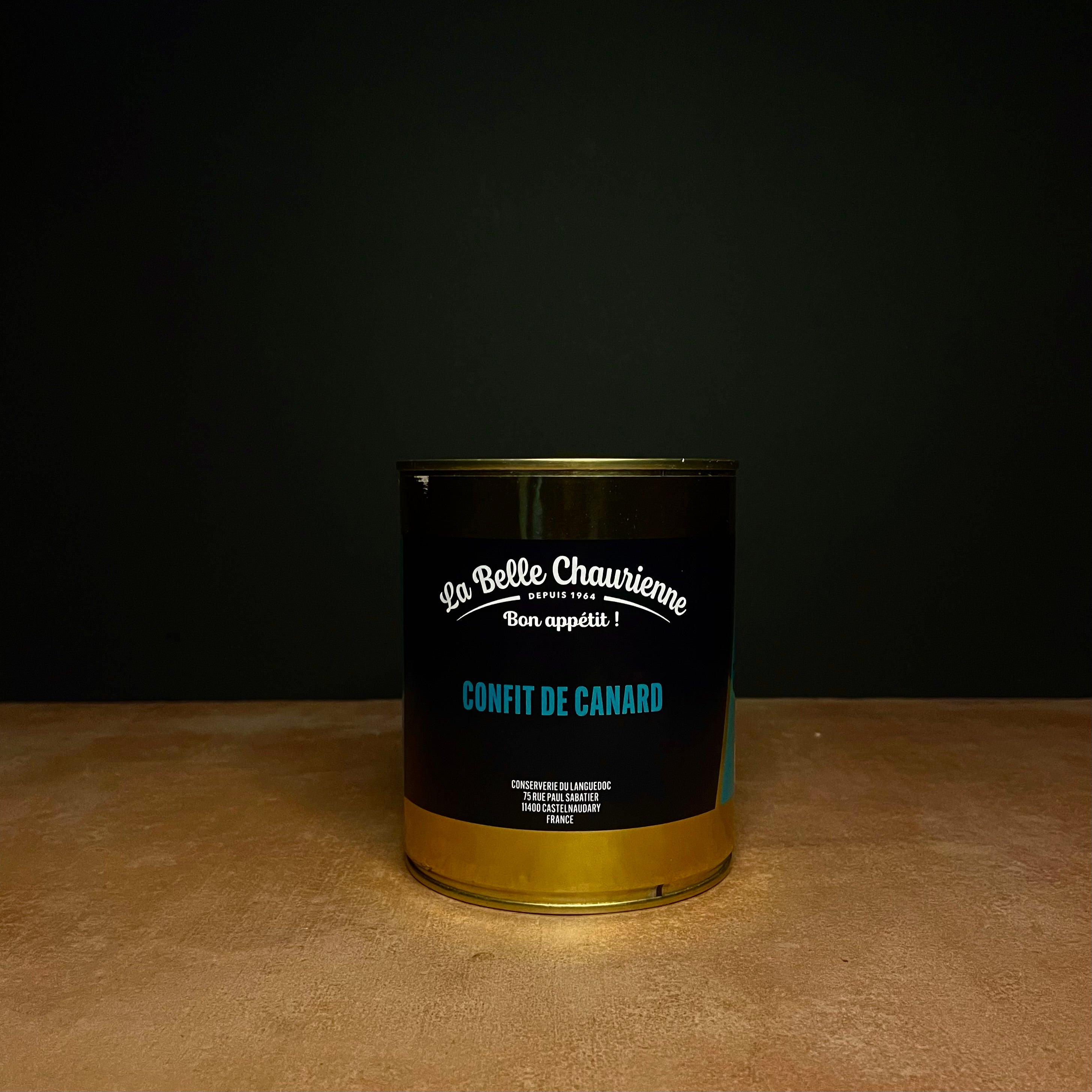 La Belle Chaurienne confit de canard, 800g tin